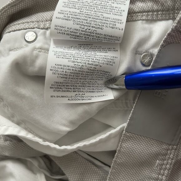 Brax Cadiz Ultralight Pants Mens Sz 31x34 Gray Straight Lightweight Stretch - Picture 13 of 14